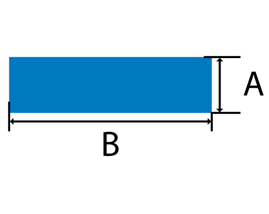 Brass Flat Bar cross section