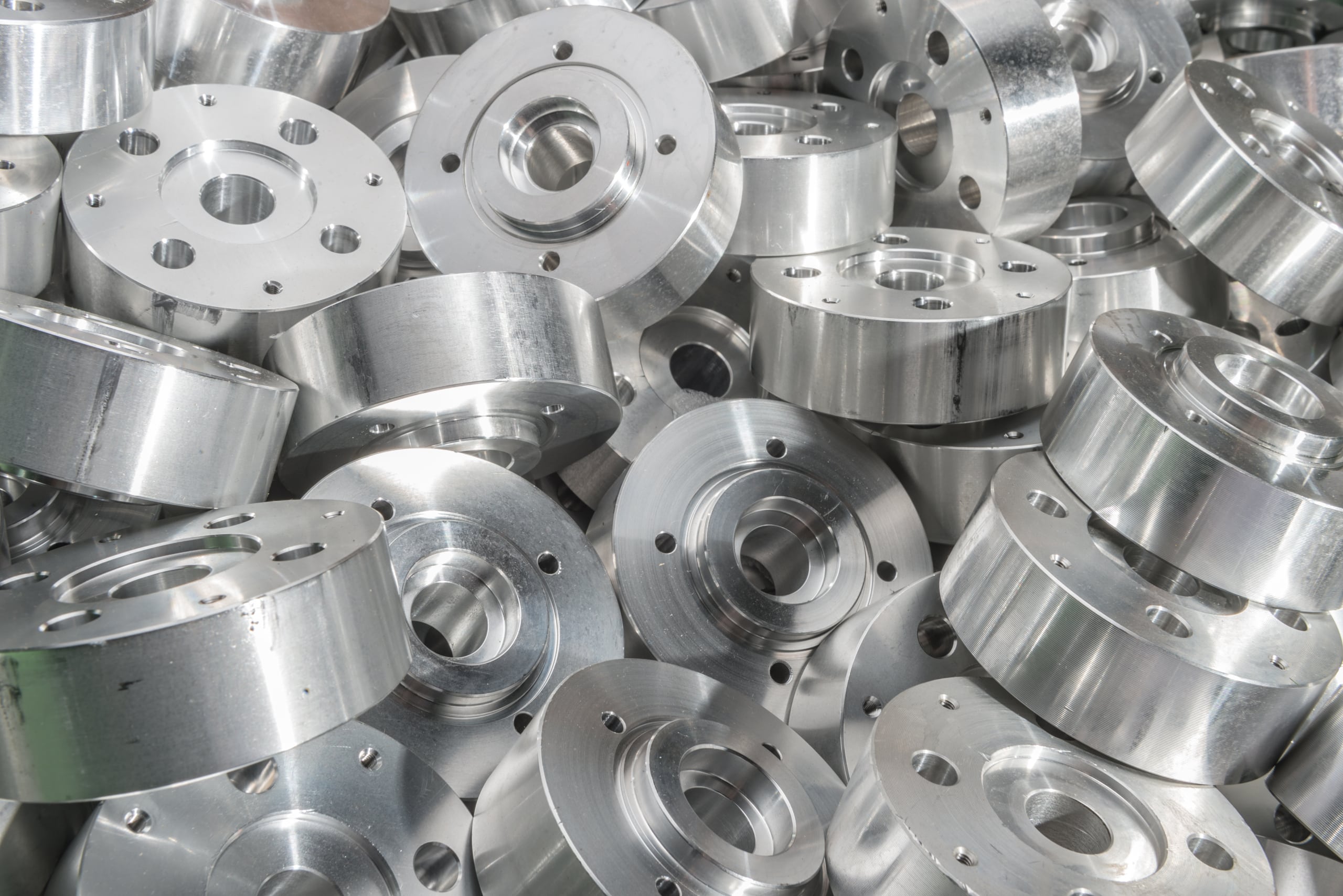 Chrome plated machine parts